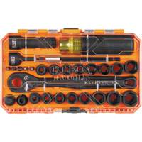 KNECT Essential Pass Through Impact Socket Set, 28 Pcs, Impact, 3/8" Drive Size Northern Industrial Supply Inc.