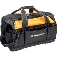 Professional 20" Tool Bag, Nylon, 33 Pockets, Black/Orange Northern Industrial Supply Inc.