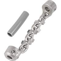 Chaîne de nettoyage de tuyaux de 1-1/4" - 1-1/2" pour c&acirc;ble de serpent &agrave; chaîne de 1/4" Northern Industrial Supply Inc.