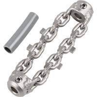 Chaîne de nettoyage de tuyaux de 2" pour c&acirc;ble de serpent &agrave; chaîne de 1/4" Northern Industrial Supply Inc.