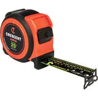  CONTROLTOUCH NITE EYE Tape Measure, 1-3/16" x 25', SAE Graduations Northern Industrial Supply Inc.