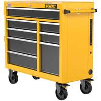 Postes de travail industriel mobile, 8 tiroirs, 40" la x Jaune Northern Industrial Supply Inc.