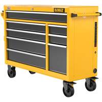 Postes de travail industriel mobile, 8 tiroirs, 52" la x Jaune Northern Industrial Supply Inc.