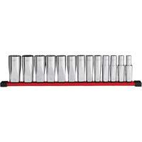 Jeu de douilles profondes SAE &agrave; 12 pans, 13 Mcx, Prise de 1/2", Profond Northern Industrial Supply Inc.