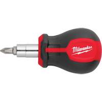 Tournevis court &agrave; embouts interchangeables 6-en-1, 3" lo, Prise Coussin&eacute;e Northern Industrial Supply Inc.