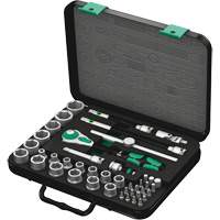 8100 SB 2 Zyklop Speed Ratchet Set, 43 Pcs, 3/8" Drive Size Northern Industrial Supply Inc.