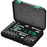8100 SA 2 Zyklop Speed Ratchet Set, 42 Pcs, 3/8" Drive Size Northern Industrial Supply Inc.