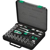 8100 SC 2 Zyklop Speed Ratchet Set, 37 Pcs, 3/8" Drive Size Northern Industrial Supply Inc.