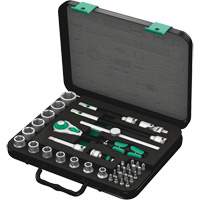 8100 SB 4 Zyklop Speed Ratchet Set, 38 Pcs, 3/8" Drive Size Northern Industrial Supply Inc.