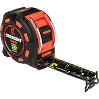SHOCKFORCE NITE EYE Tape Measure, 1-1/4" x 25', Imperial Graduations Northern Industrial Supply Inc.