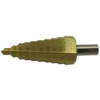 JET-KUT&reg; Super Premium 11-Step Step Drill, 1/4" - 1-3/8" , 7/8"/1"/1/4"/1-3/8"/1-1/8"/1-1/4"/13/16"/25/64"/35/64"/11/16"/1-7/32" Increments, High Speed Steel Northern Industrial Supply Inc.
