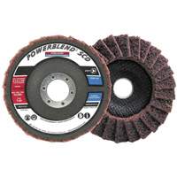 Disque &agrave; lamelles incurv&eacute; pour traitement de surface POWERBLEND SCD, 5" x 7/8", Type 29, Grain Moyen Northern Industrial Supply Inc.