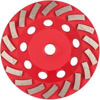 Meule boisseau diamant&eacute;e &agrave; 18 segments Turbo DIAMOND MAX Northern Industrial Supply Inc.