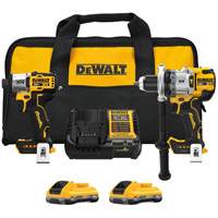 Combo 2 outils MAX XR – Perceuse &agrave; percussion 3 vitesses et visseuse &agrave; chocs, batteries XR POWERPACK*, Lithium-ion, 20 V Northern Industrial Supply Inc.