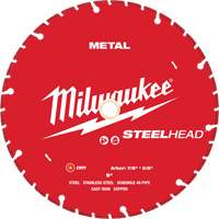 STEELHEAD Cutting Diamond Blade, 9", Metal Use Northern Industrial Supply Inc.