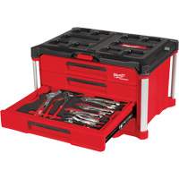 Ensemble de 64 outils &agrave; main avec boîte &agrave; outils PACKOUT &agrave; 4 tiroirs, 16-3/10" x 22-1/5" x 14-3/10", Noir/Rouge Northern Industrial Supply Inc.