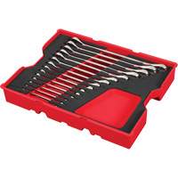 SAE Wrench Set with Tray for PACKOUT Drawers, Ratcheting Combination, 15 Pieces, Imperial Northern Industrial Supply Inc.