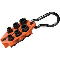 Grab-And-Go Impact Socket Set, SAE, 7 Pcs, Impact, 3/8" Drive Size Northern Industrial Supply Inc.