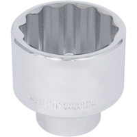 Douille chrom&eacute;e, 50 mm, Prise 1", 12 pans Northern Industrial Supply Inc.