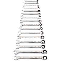 90-Tooth 12 Point Wrench Set, Ratcheting Combination, 16 Pieces, Metric Northern Industrial Supply Inc.