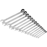 90-Tooth 12 Point SAE Reversible Ratcheting Wrench Set, Ratcheting Combination, 14 Pieces, Imperial Northern Industrial Supply Inc.
