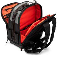 Sac &agrave; dos pour ouvrier, 18" lo x 10" la, Noir/Gris/Orange, Polyester Northern Industrial Supply Inc.