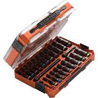 KNECT Drive Socket Set, 23 Pcs, Impact, 3/8" Drive Size, Deep Northern Industrial Supply Inc.