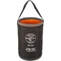 Straight Utility Bucket, 17" L x 12" W x 4" H, Nylon, Black/Grey/Orange Northern Industrial Supply Inc.