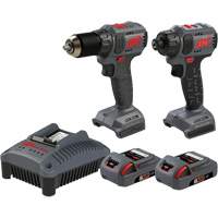 Ensemble d'outils compacts sans fil perceuse & tournevis, Lithium-ion, 20 V Northern Industrial Supply Inc.