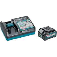 Trousse de d&eacute;marrage avec chargeur rapide et batterie 2.5Ah 40Vmax XGT , 40 V, Lithium-ion Northern Industrial Supply Inc.