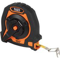 Closed Reel Long Tape Measure, 10 mm x 100', Imperial Graduations Northern Industrial Supply Inc.