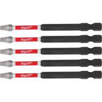 SHOCKWAVE Impact Recess Power Bits, Square, 2 Tip, 3-1/2" Length Northern Industrial Supply Inc.