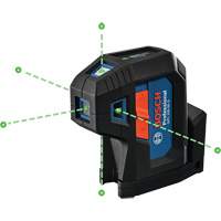 Laser dalignement autonivelant &agrave; faisceau vert &agrave; cinq points Northern Industrial Supply Inc.