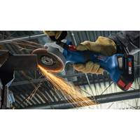 Rectifieuse angulaire sans balais avec interrupteur coulissant, Roue de 4-1/2", 18 V Northern Industrial Supply Inc.