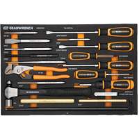Jeu de tournevis & outils de frappe dans un plateau de rangement en mousse Northern Industrial Supply Inc.