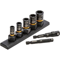 Jeu de douilles d'extraction SAE Bolt Biter, 7 Mcx, Chocs, Prise de 1/4"/3/8" Northern Industrial Supply Inc.