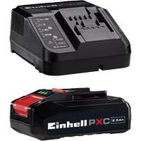PXC Battery & Charger Starter Kit, Lithium-Ion, 18 V, 2.5 Ah Northern Industrial Supply Inc.