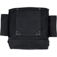 Phantom Collection Nut & Bolt Bag with 2 Sleeves, Canvas, 3 Pockets, Black Northern Industrial Supply Inc.