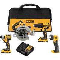 Ensemble quatre outils sans fil et sans balai MAX* (2.0Ah), 20 V Northern Industrial Supply Inc.