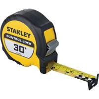 CONTROL-LOCK Tape Measure, 25 mm x 30', Imperial Graduations Northern Industrial Supply Inc.
