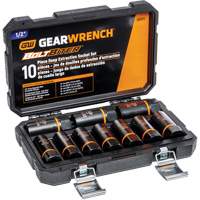 Bolt Biter Extraction Socket Set, 10 Pcs, Impact, 1/2" Drive Size, Deep Northern Industrial Supply Inc.