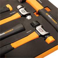 Mixed Hammer Set in Foam Storage Tray, 5 Pieces Northern Industrial Supply Inc.