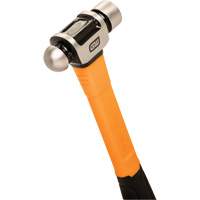 Ball Pein Hammer, 8 oz. Head Weight, Plain/Polished Face, Fibreglass Handle Northern Industrial Supply Inc.