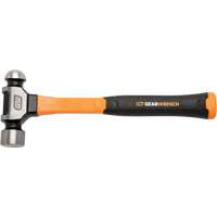 Ball Pein Hammer, 32 oz. Head Weight, Plain/Polished Face, Fibreglass Handle Northern Industrial Supply Inc.