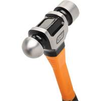 Ball Pein Hammer, 32 oz. Head Weight, Plain/Polished Face, Fibreglass Handle Northern Industrial Supply Inc.