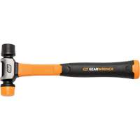 Soft Face Hammer, 16 oz. Head Weight, Plain Face, Solid Steel Handle, 12-1/4" L Northern Industrial Supply Inc.