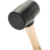Rubber Mallet, 16 oz., Wood Handle, 13" L Northern Industrial Supply Inc.