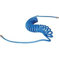 MAXAIR Coiled Hose, Air, 1/4" ID x 50' L, Polyurethane Northern Industrial Supply Inc.