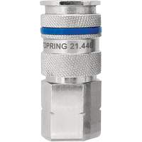 Raccord industriel rapide QUIKSILVER, Laiton nickel&eacute;, 1/4", NPT femelle, 435 PSI Northern Industrial Supply Inc.