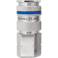 Raccord industriel rapide QUIKSILVER, Laiton nickel&eacute;, 3/8", NPT femelle, 435 PSI Northern Industrial Supply Inc.